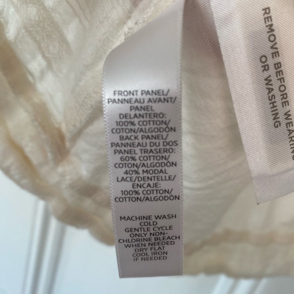 LOFT Cream Sleeveless Blouse - Picture 3 of 6